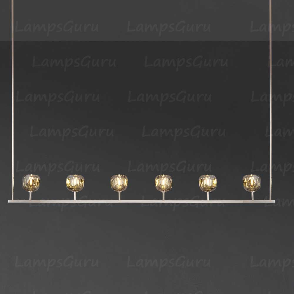LG Boulla Crystal Linear Chandelier