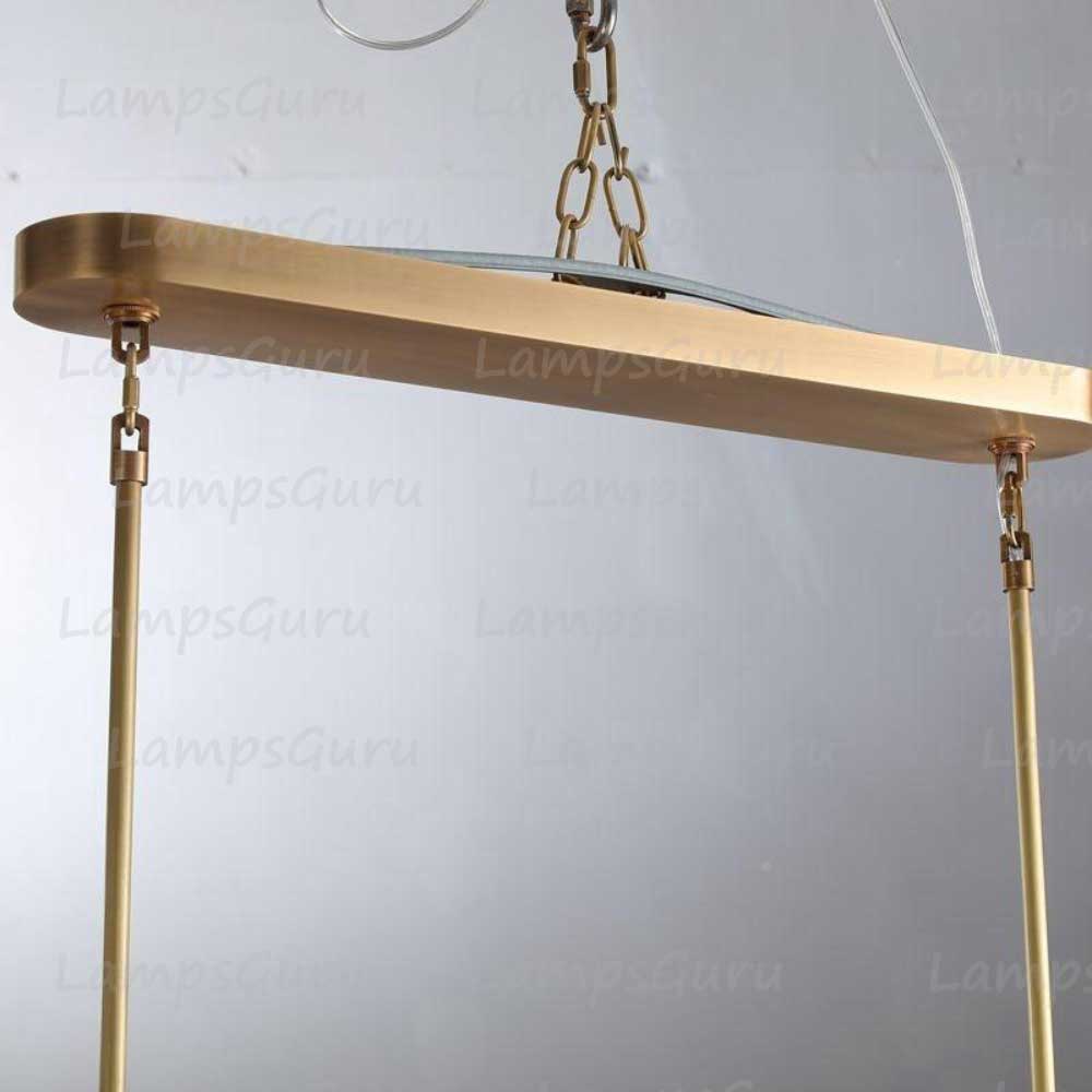 LG Cabret 72 Inch Clear Glass Bubble Linear Chandelier