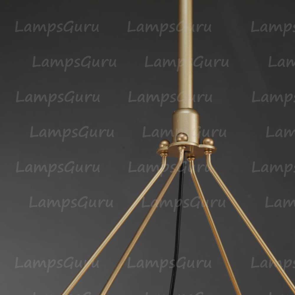 Caminoy Vintage Filament Rectangular Chandelier 52"