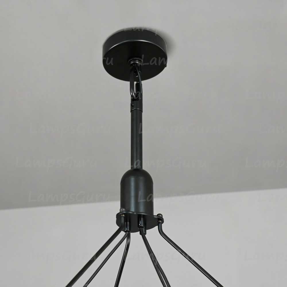 LG Caminoy Vintage Filament Two-Tier Chandelier 50"