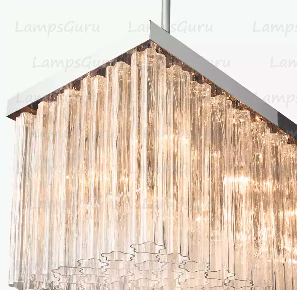 Cieloy Rectangular Chandelier 73"