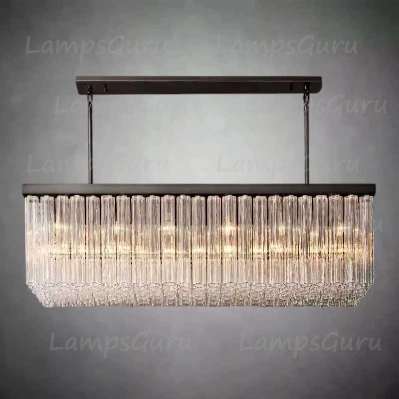 Cieloy Rectangular Chandelier 73"