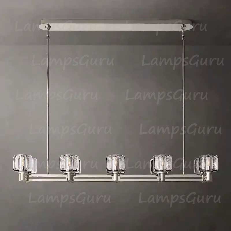 Demareta Double Linear Chandelier 54"