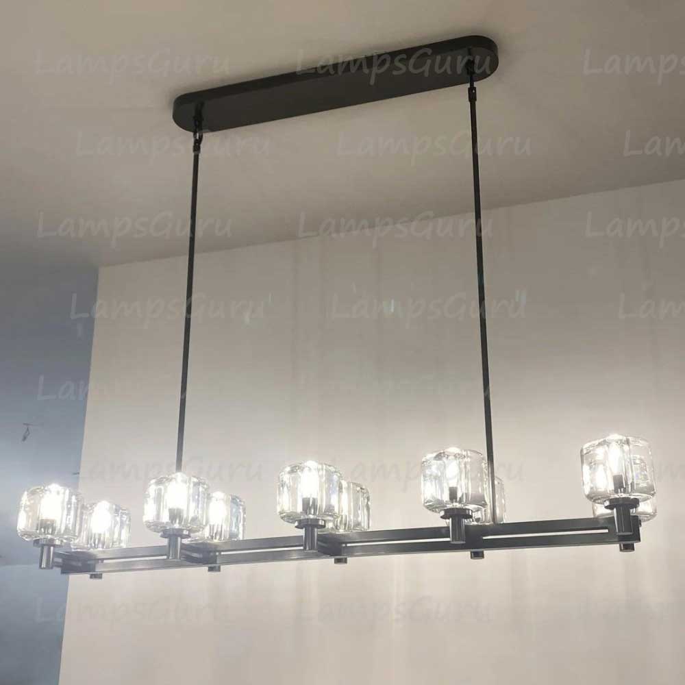 Demareta Double Linear Chandelier 54"