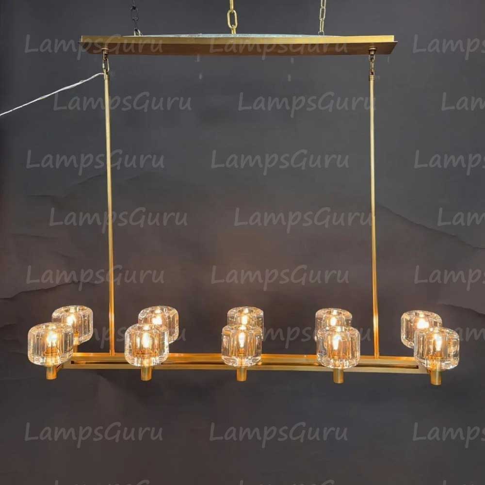 Demareta Double Linear Chandelier 54"