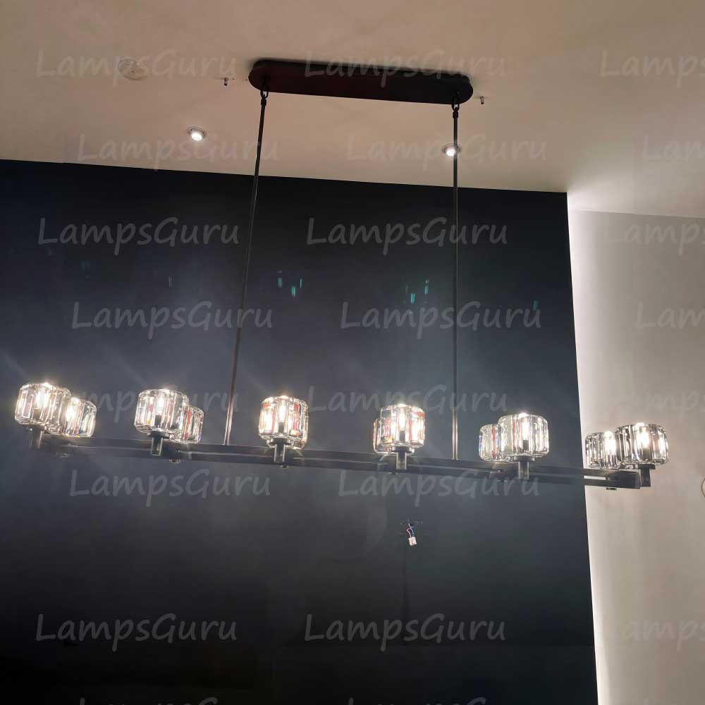 Demareta Double Linear Chandelier 72"