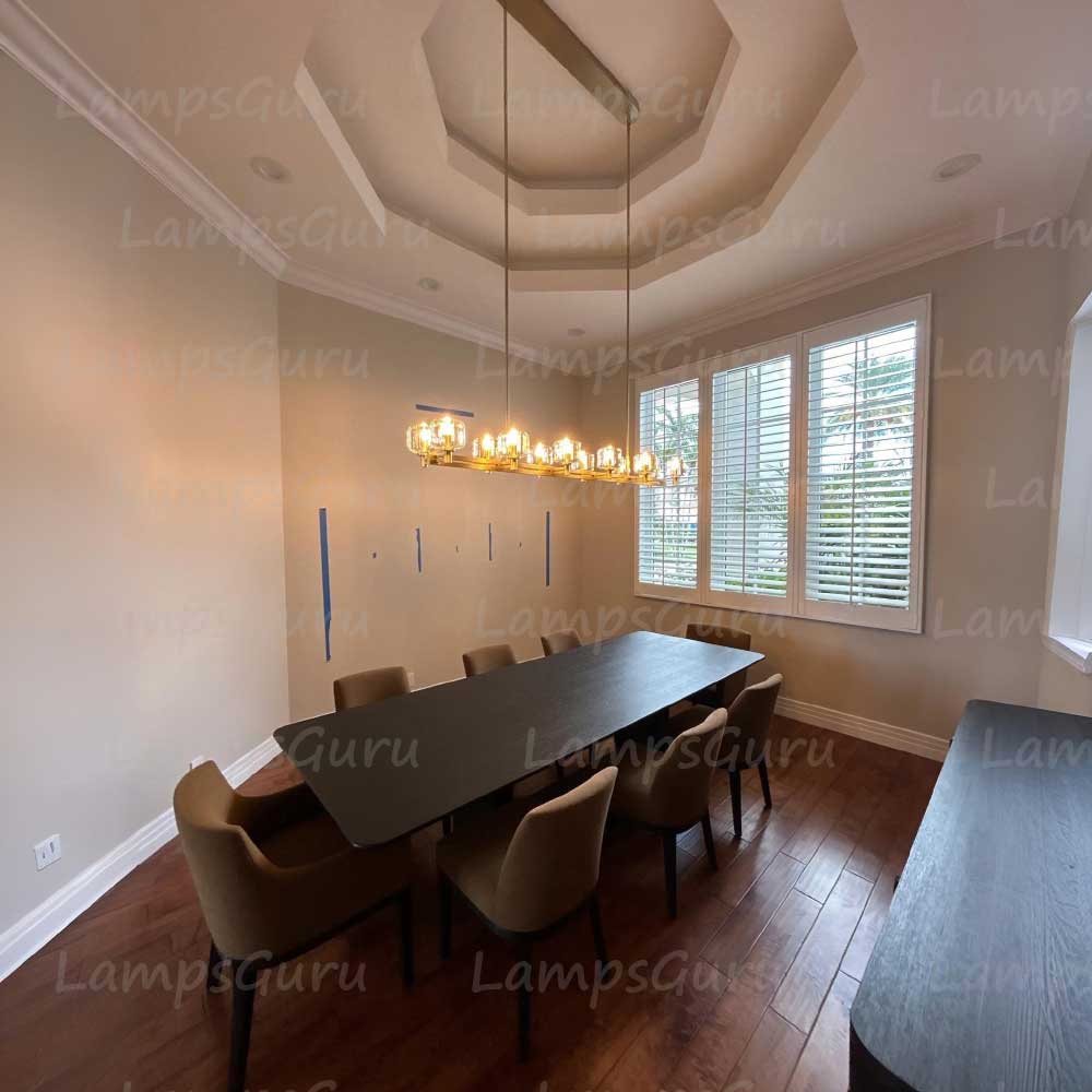 Demareta Double Linear Chandelier 72"