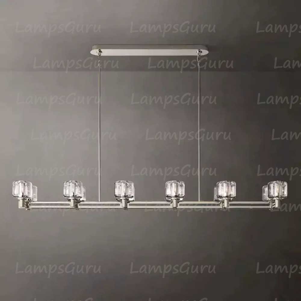 Demareta Double Linear Chandelier 72"