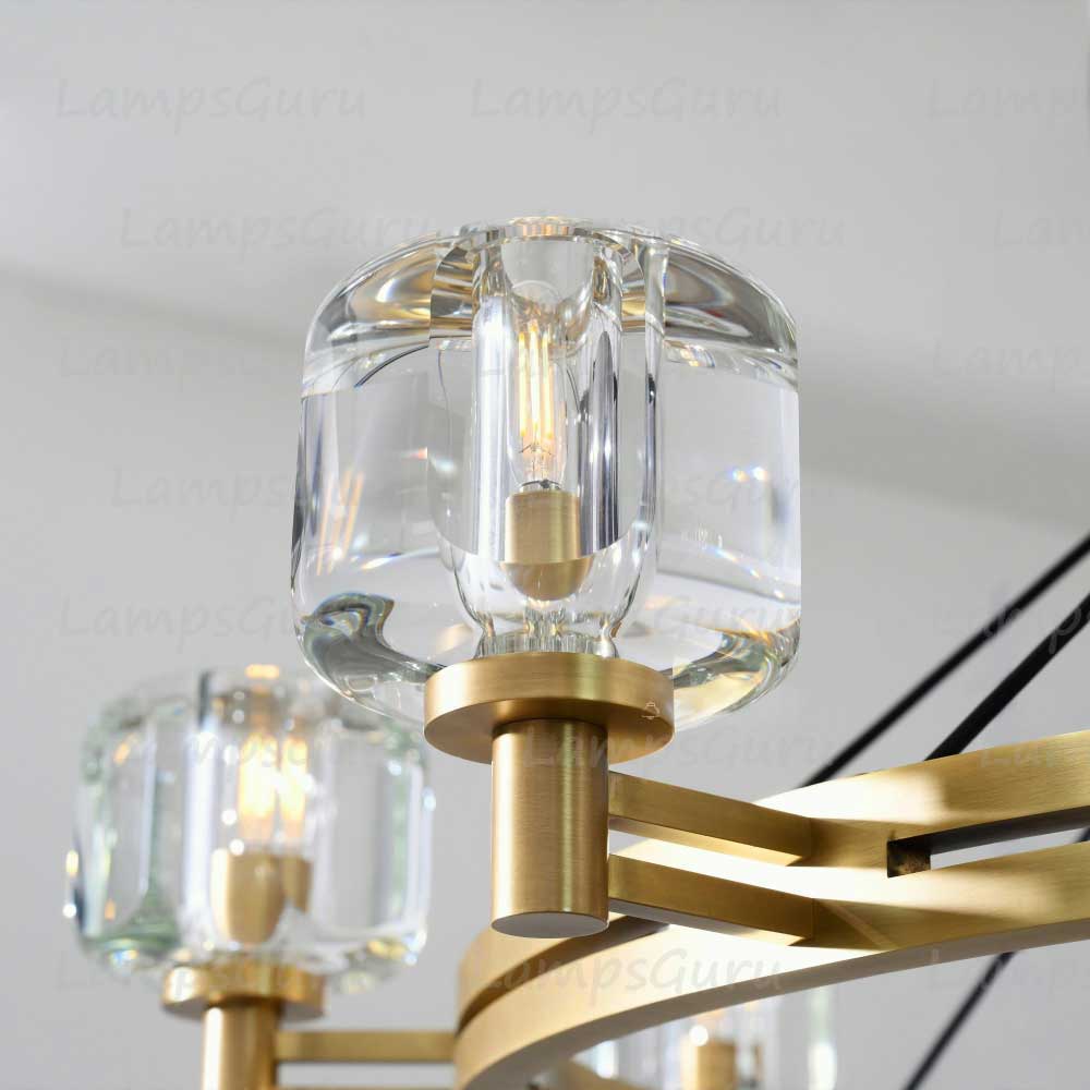 LG Demare Round Chandelier 36"