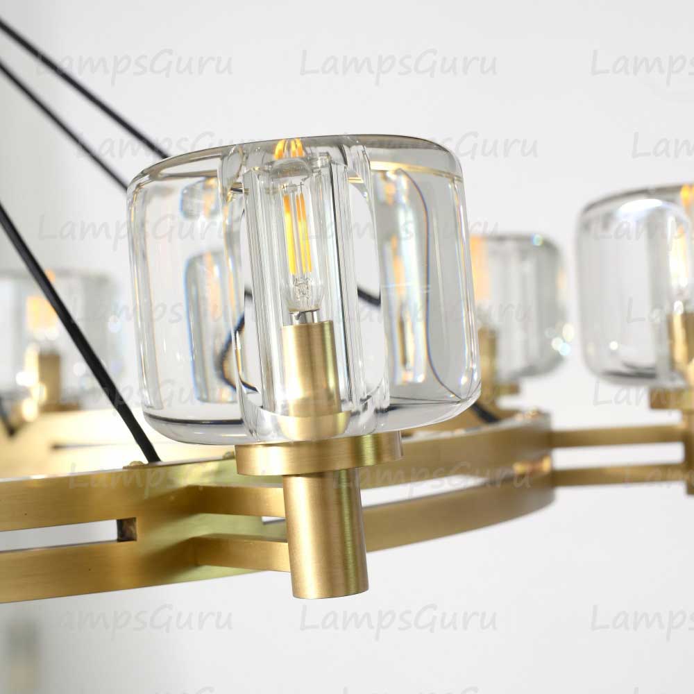 LG Demare Round Chandelier 36"