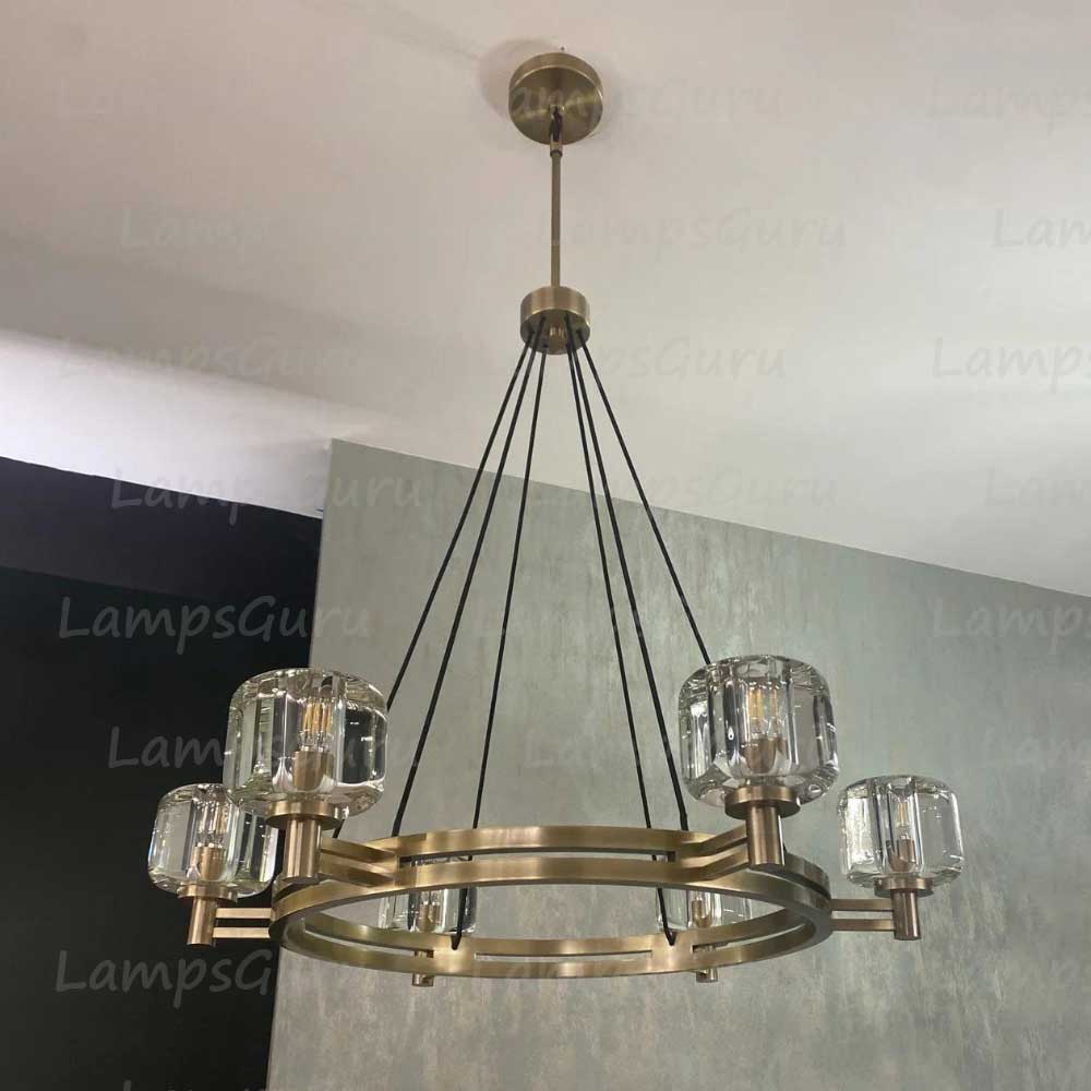 LG Demare Round Chandelier 36"