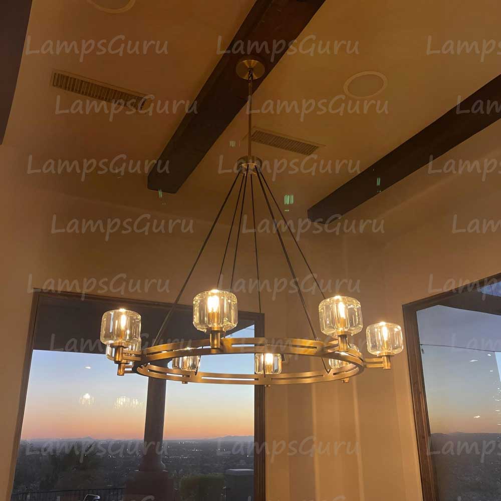 Demareta Round Chandelier 48"