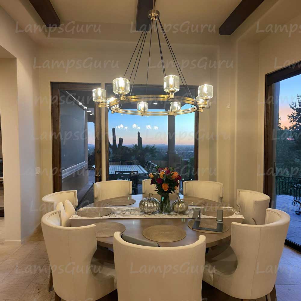 Demareta Round Chandelier 48"