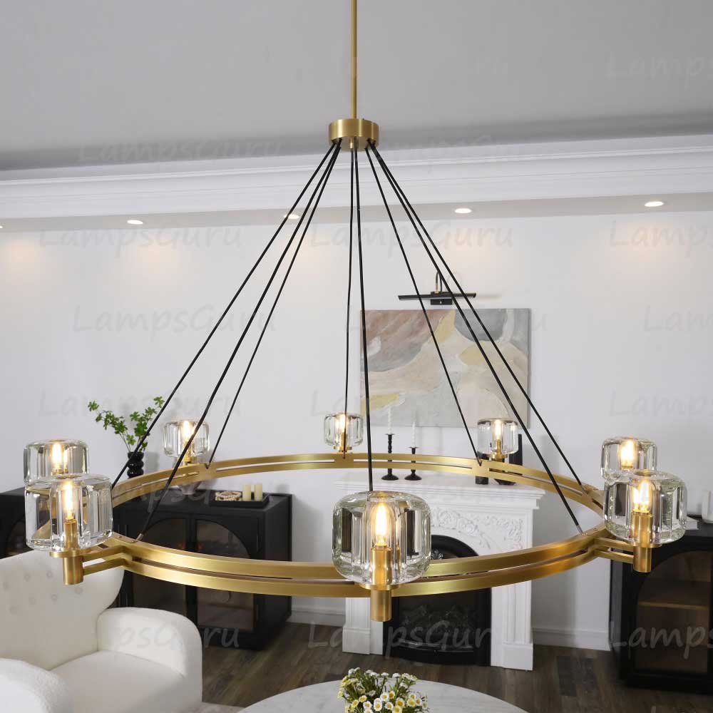 Demareta Round Chandelier 60"