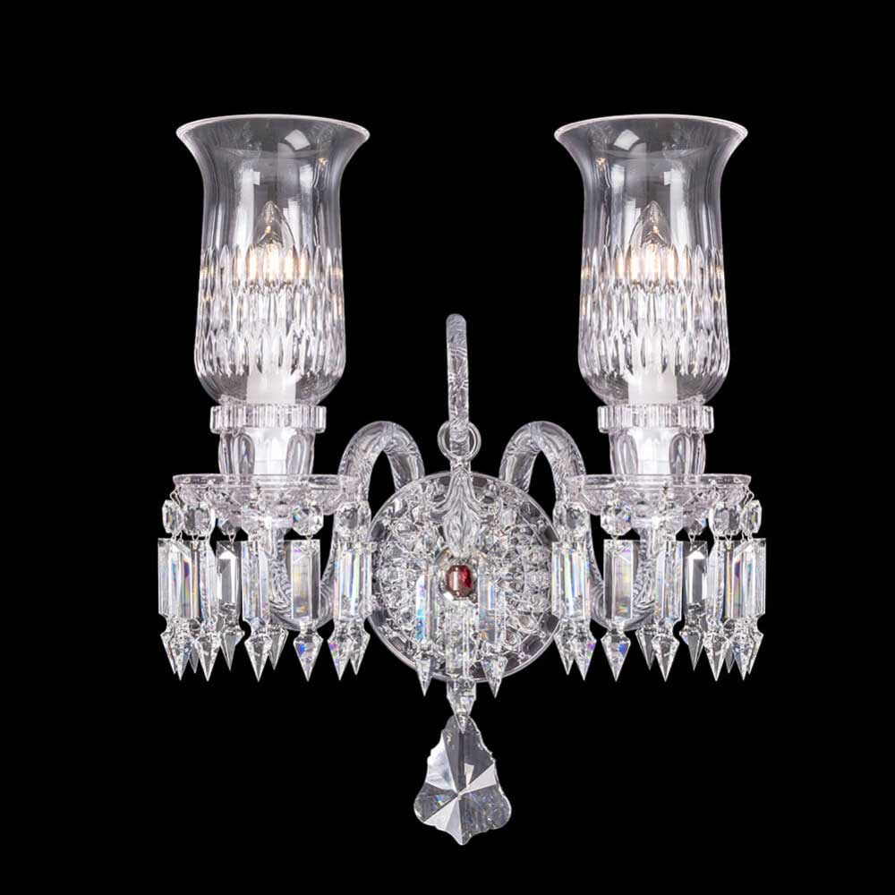 Elegance Crystal Cup Bacara Wall Sconce