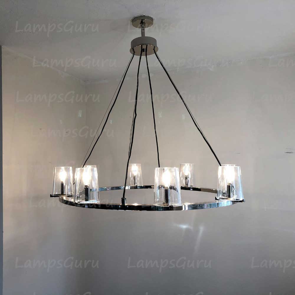 Pauillace Round Chandelier 36"