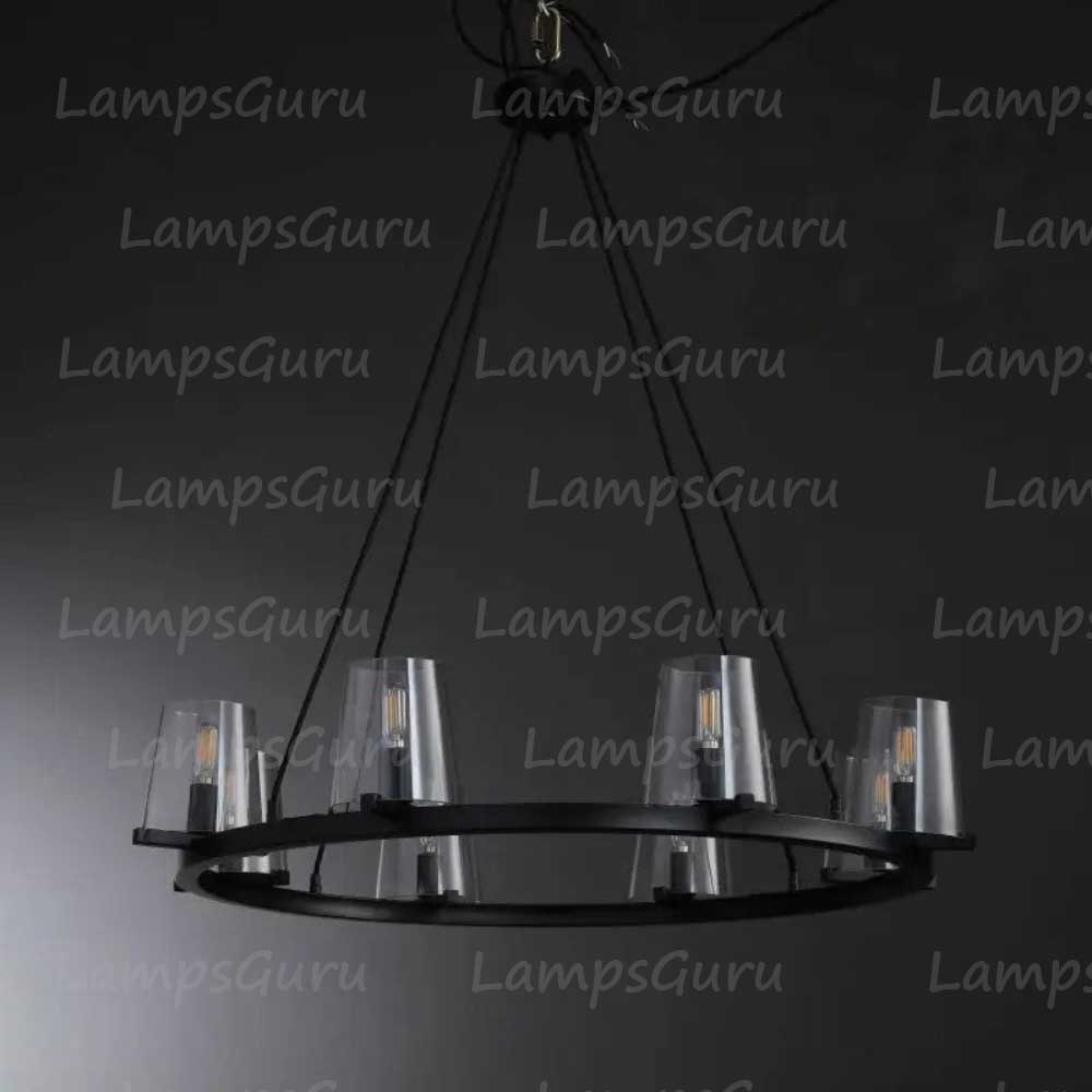 Pauillace Round Chandelier 36"