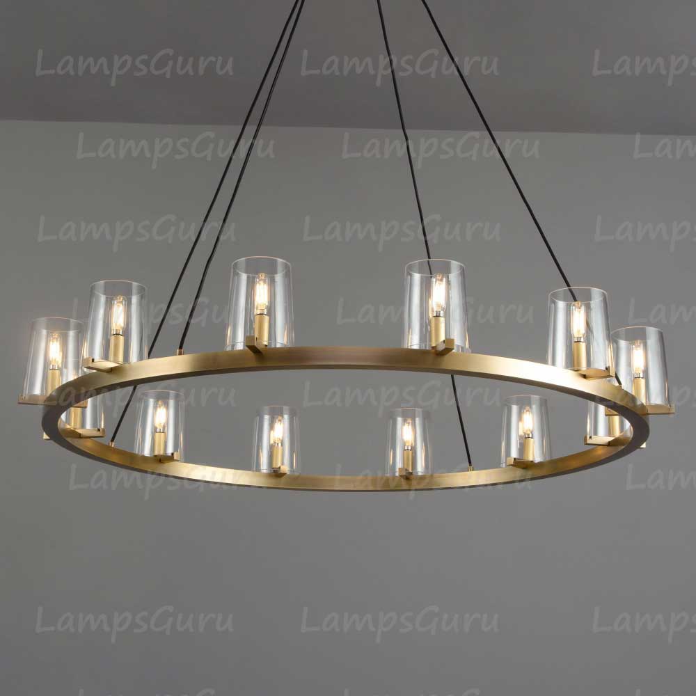 Pauillace Round Chandelier 48"