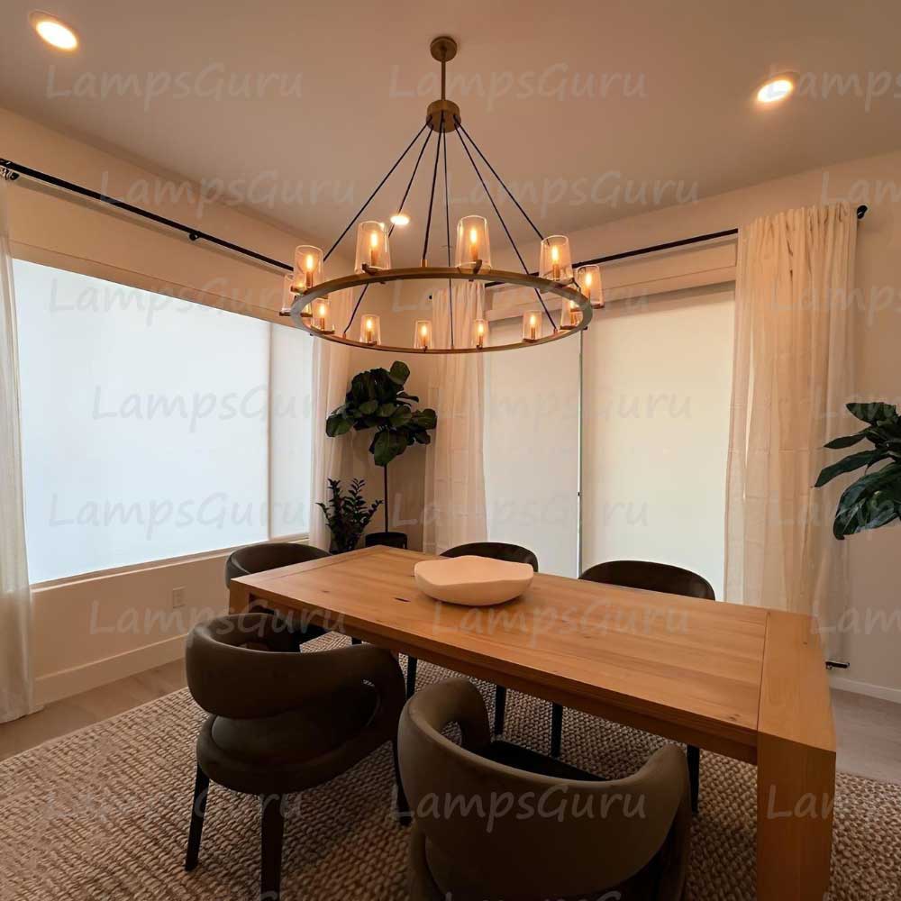 Pauillace Round Chandelier 48"
