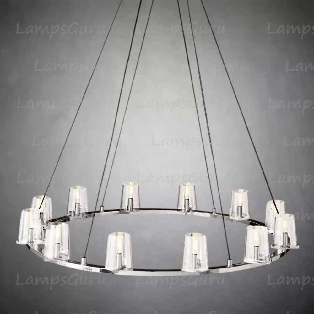 Pauillace Round Chandelier 48"