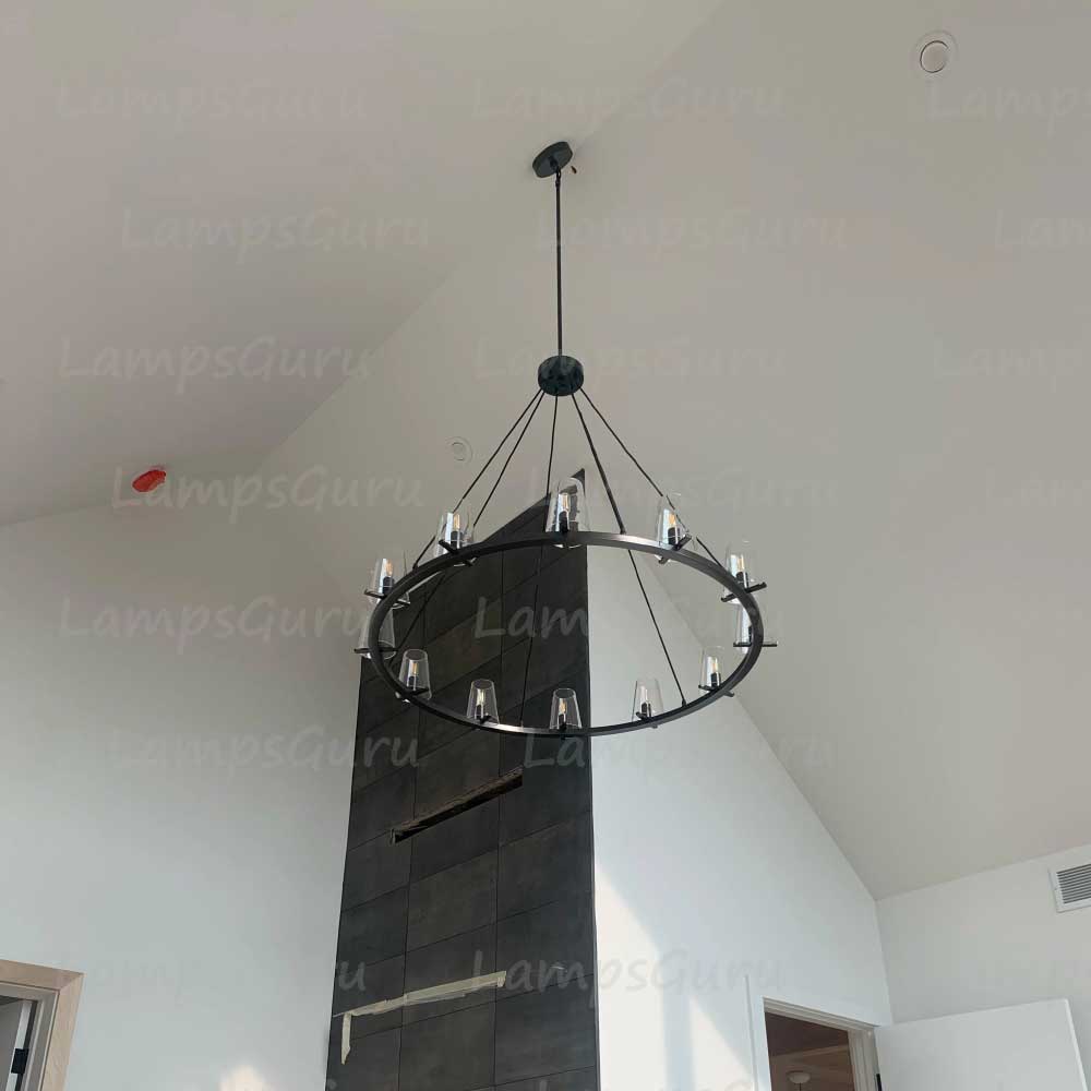 Pauillace Round Chandelier 48"