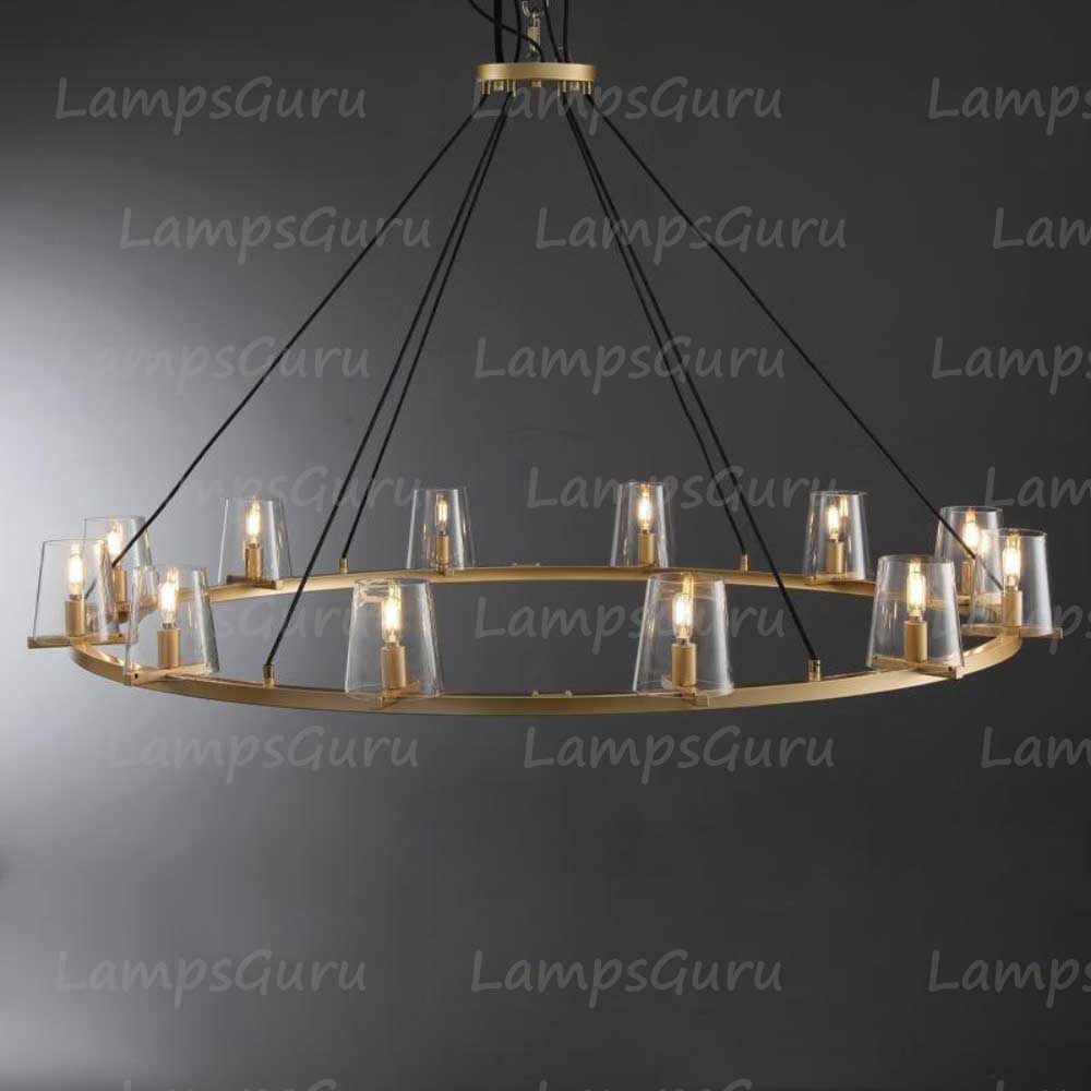Pauillace Round Chandelier 60"