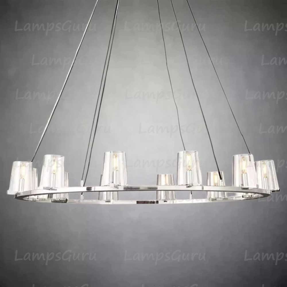 Pauillace Round Chandelier 60"