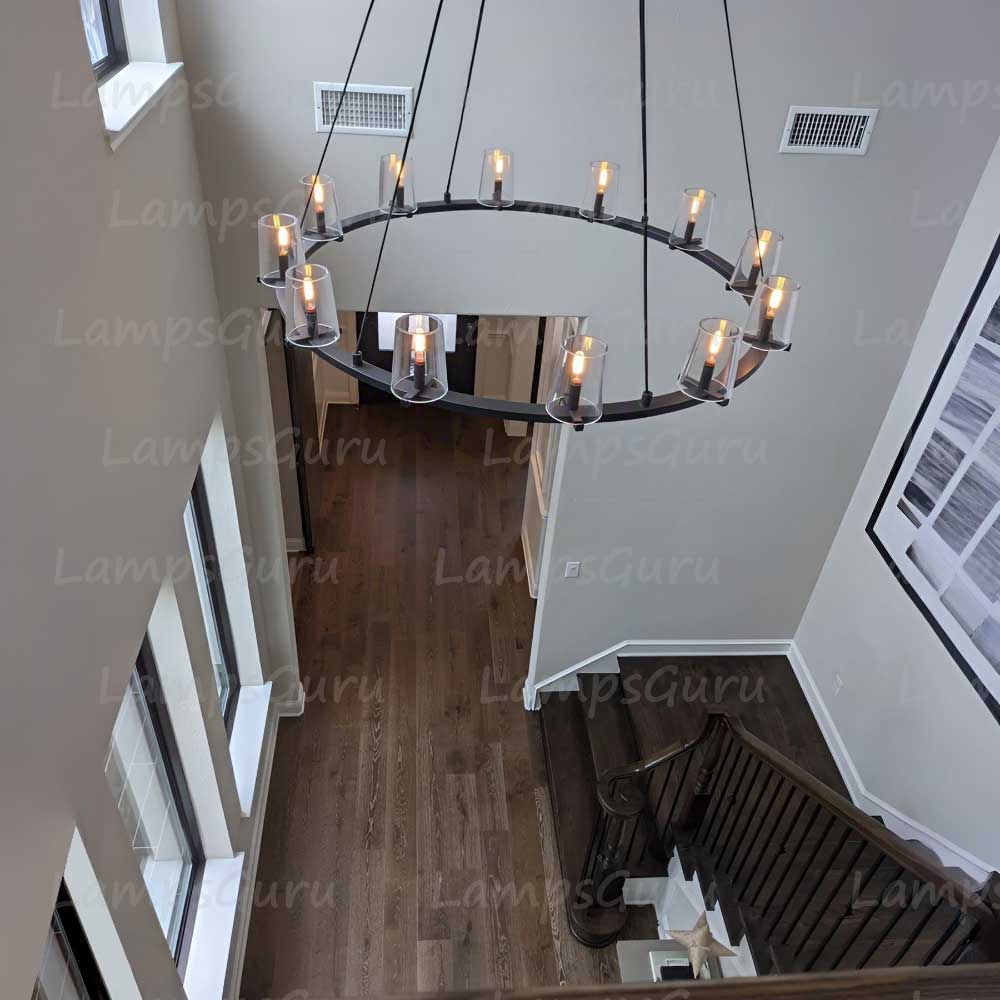 Pauillace Round Chandelier 60"