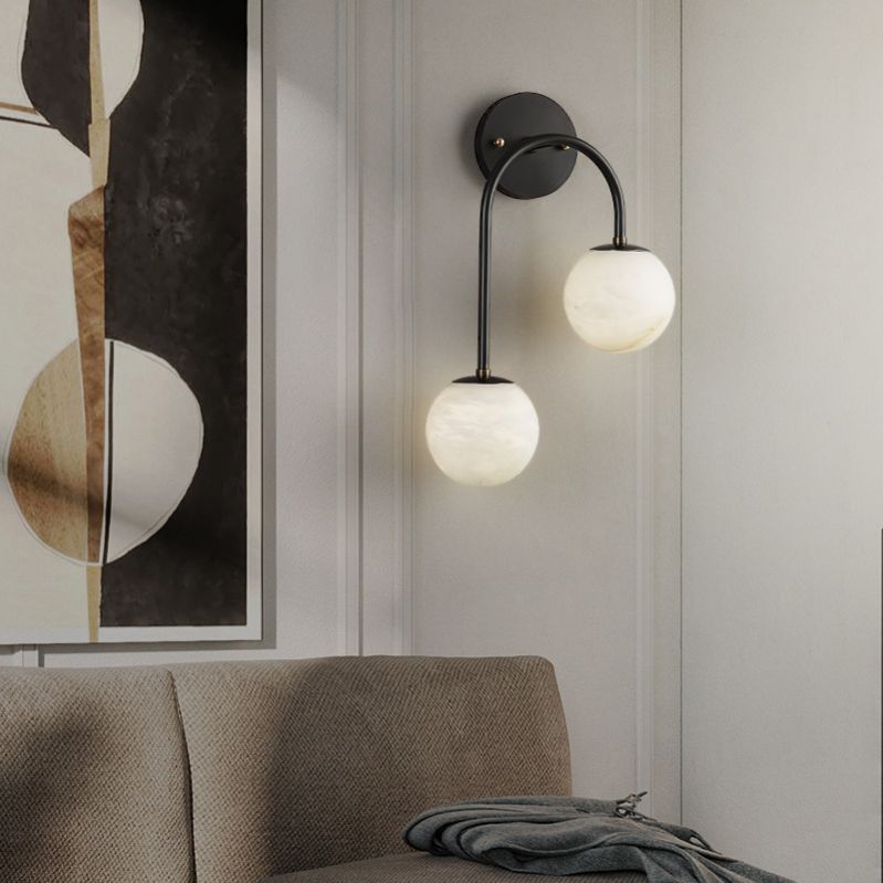 Alabaster Glo Modern Wall Sconce