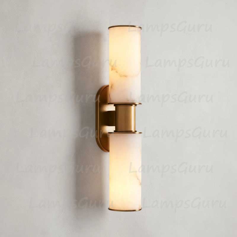 Harlina 2-Light Wall Sconce in Alabaster