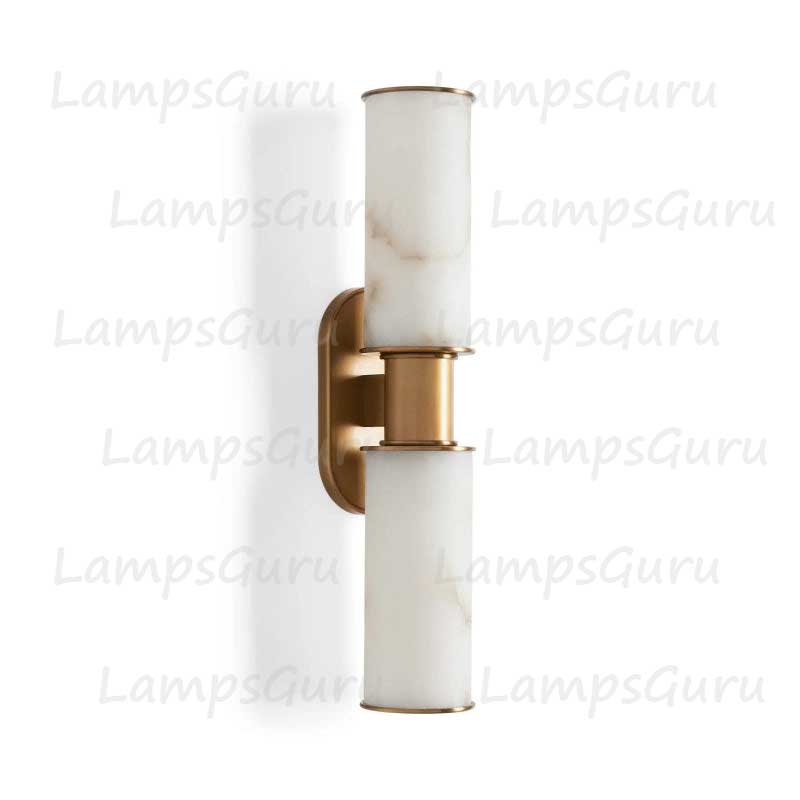 Harlina 2-Light Wall Sconce in Alabaster
