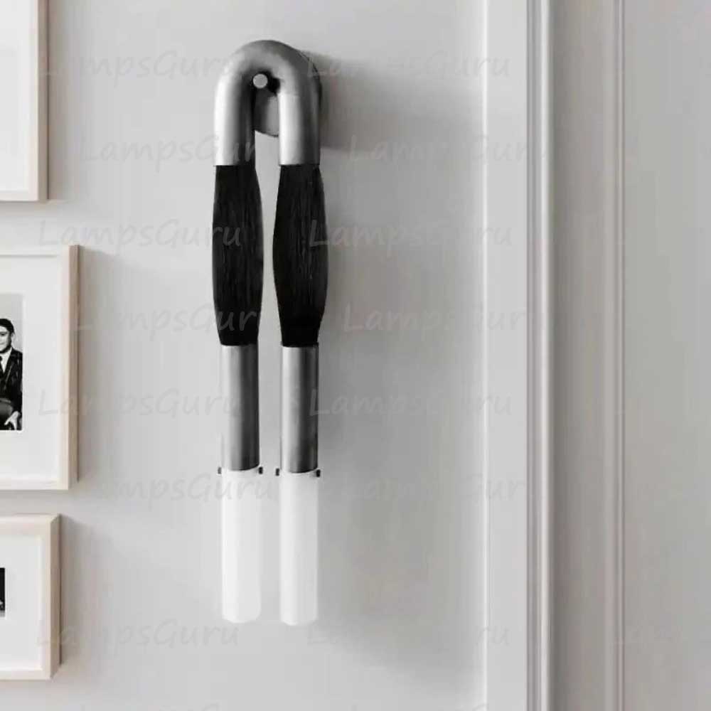 Double Head Antonia Horsehair Sconce