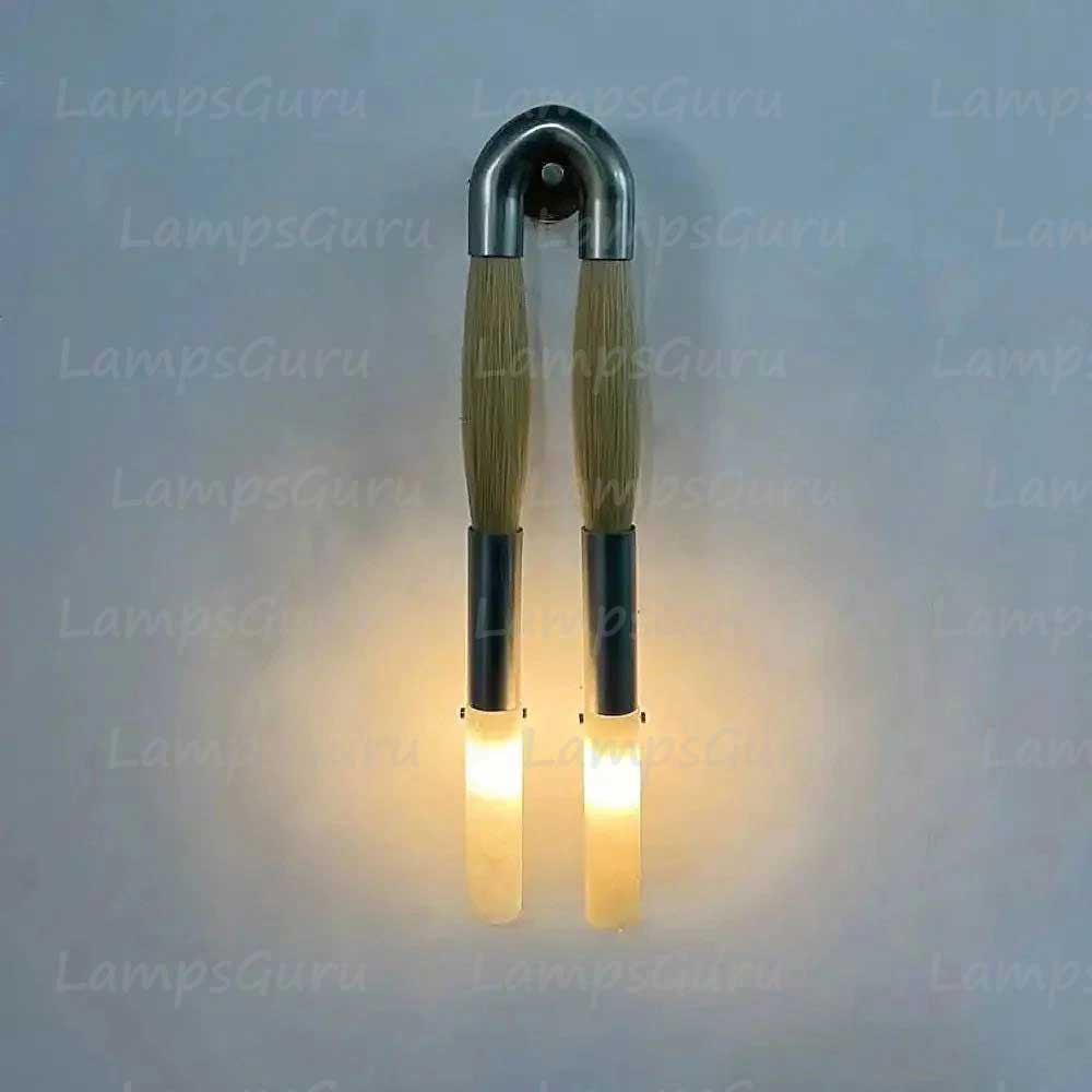 Double Head Antonia Horsehair Sconce