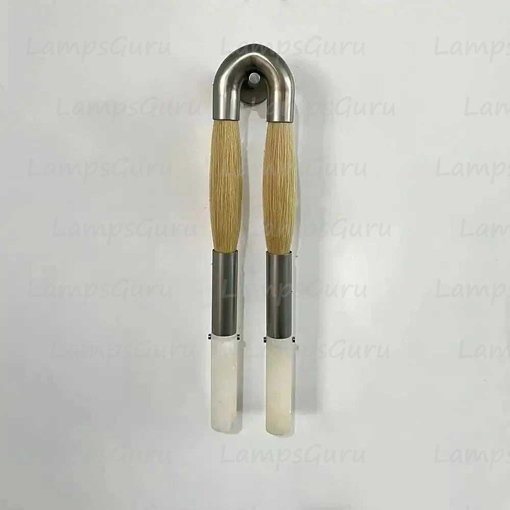 Double Head Antonia Horsehair Sconce
