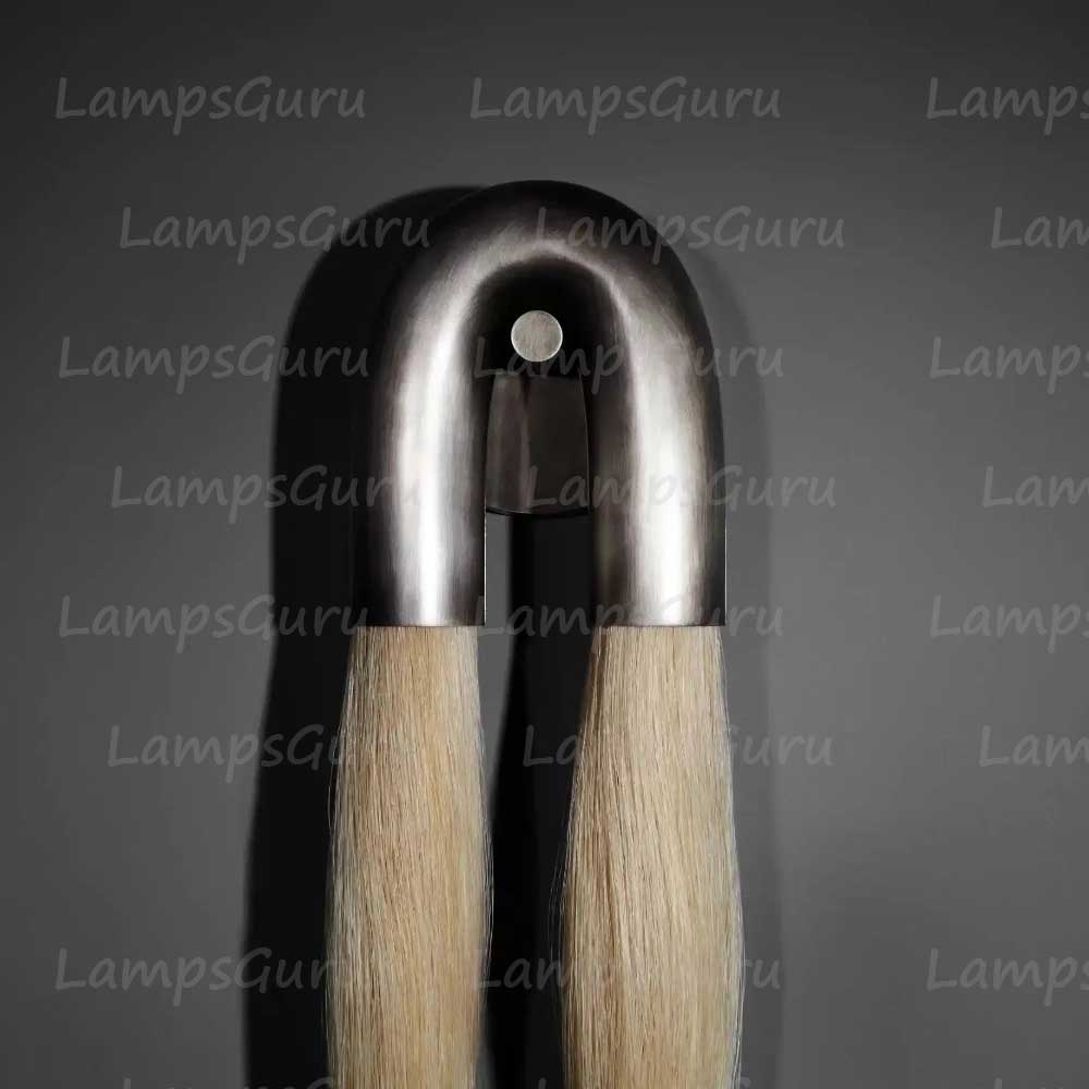 Double Head Antonia Horsehair Sconce