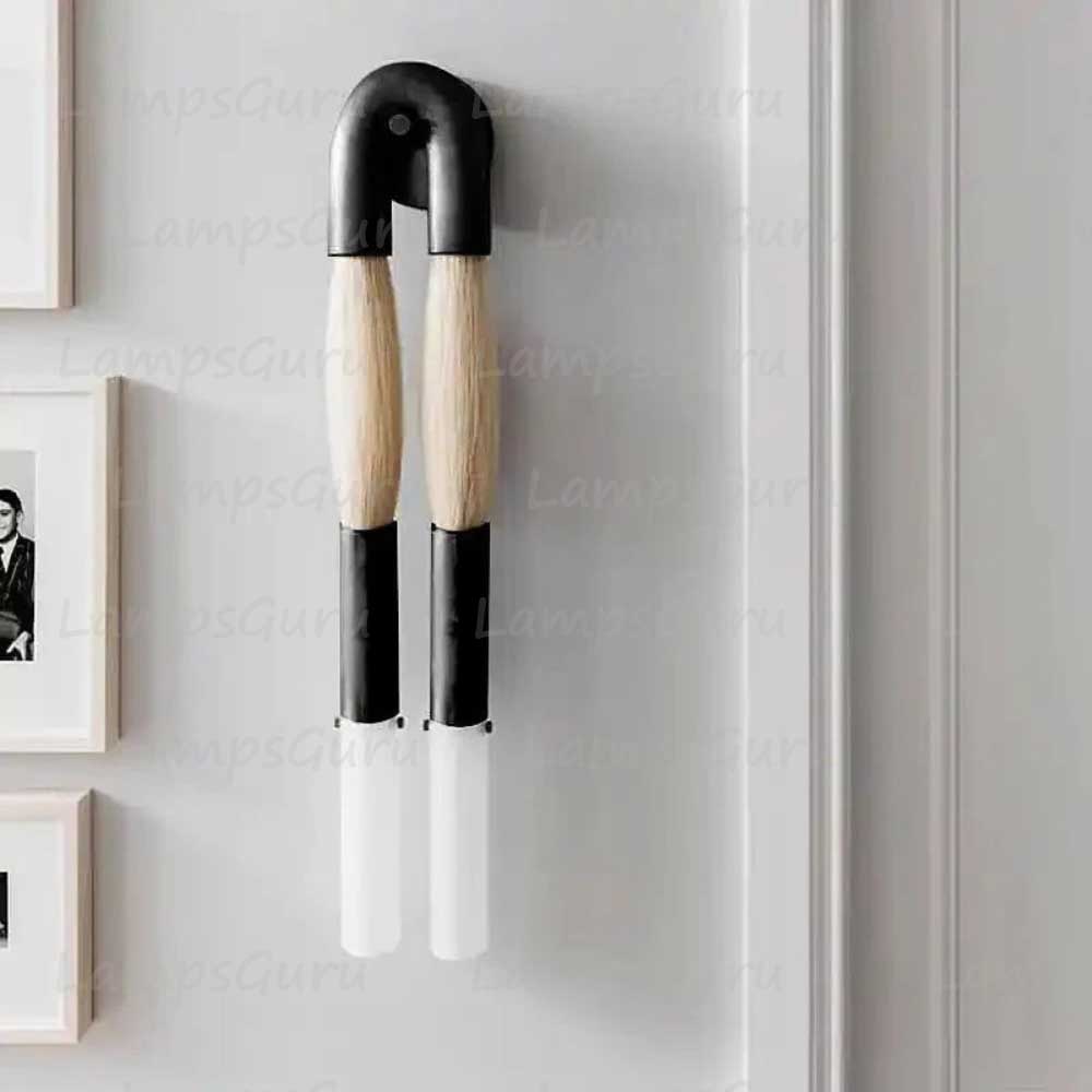 Double Head Antonia Horsehair Sconce