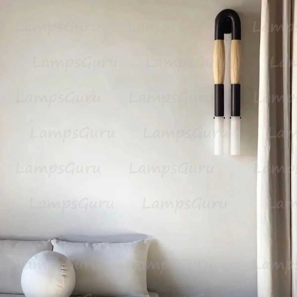 Double Head Antonia Horsehair Sconce