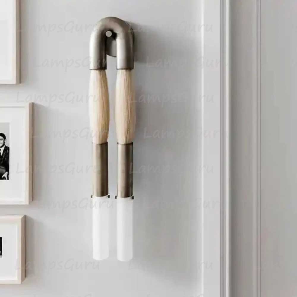 Double Head Antonia Horsehair Sconce