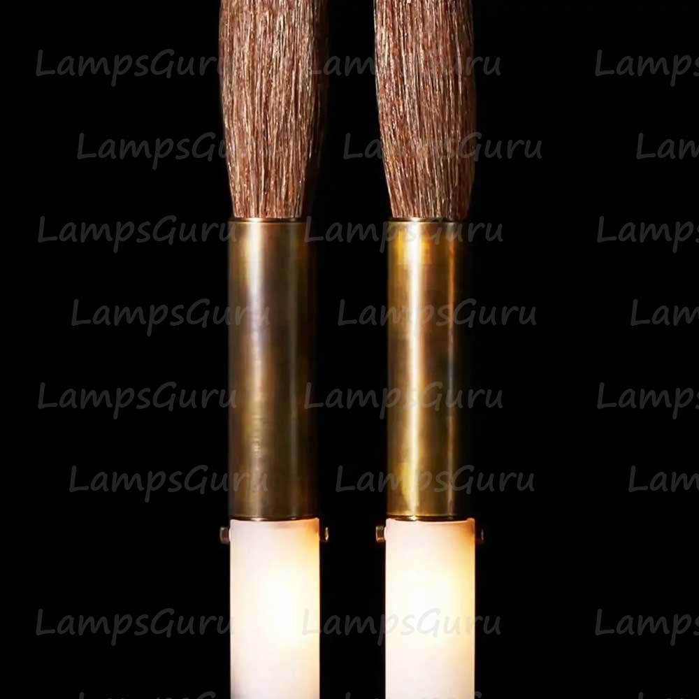 Double Head Antonia Horsehair Sconce