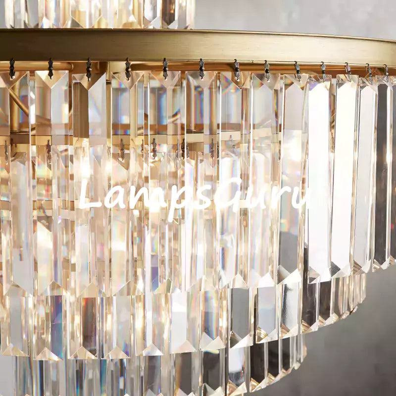 LG Leylanga Tiered Round Crystal Chandelier Lighting