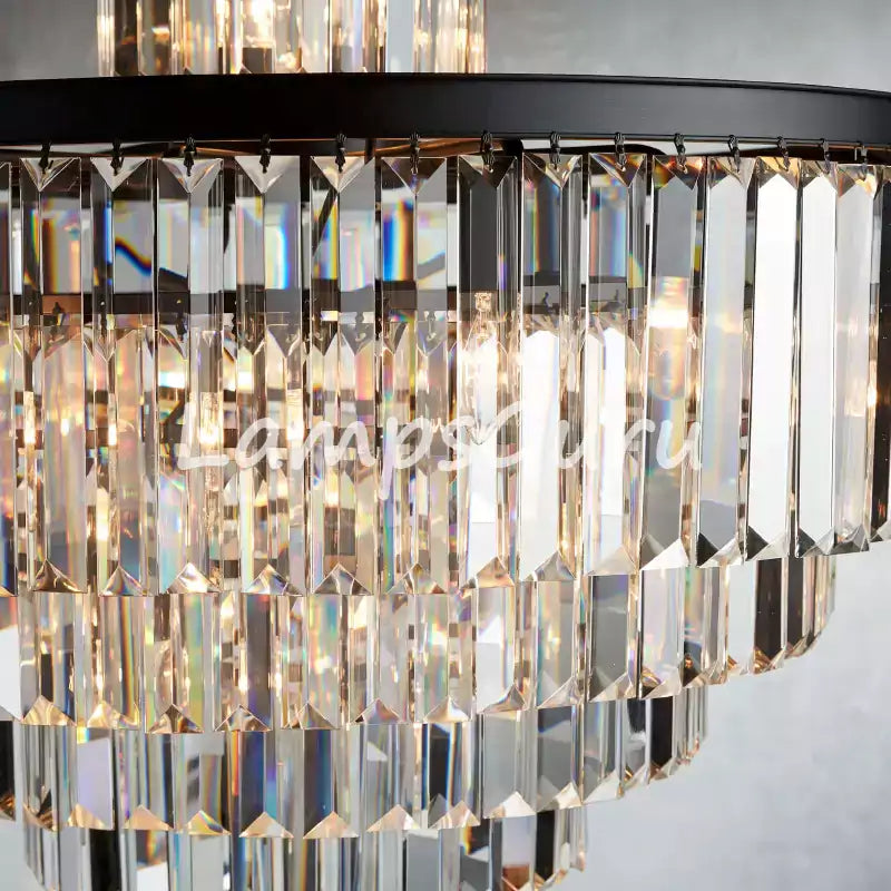 LG Leylanga Tiered Round Crystal Chandelier Lighting