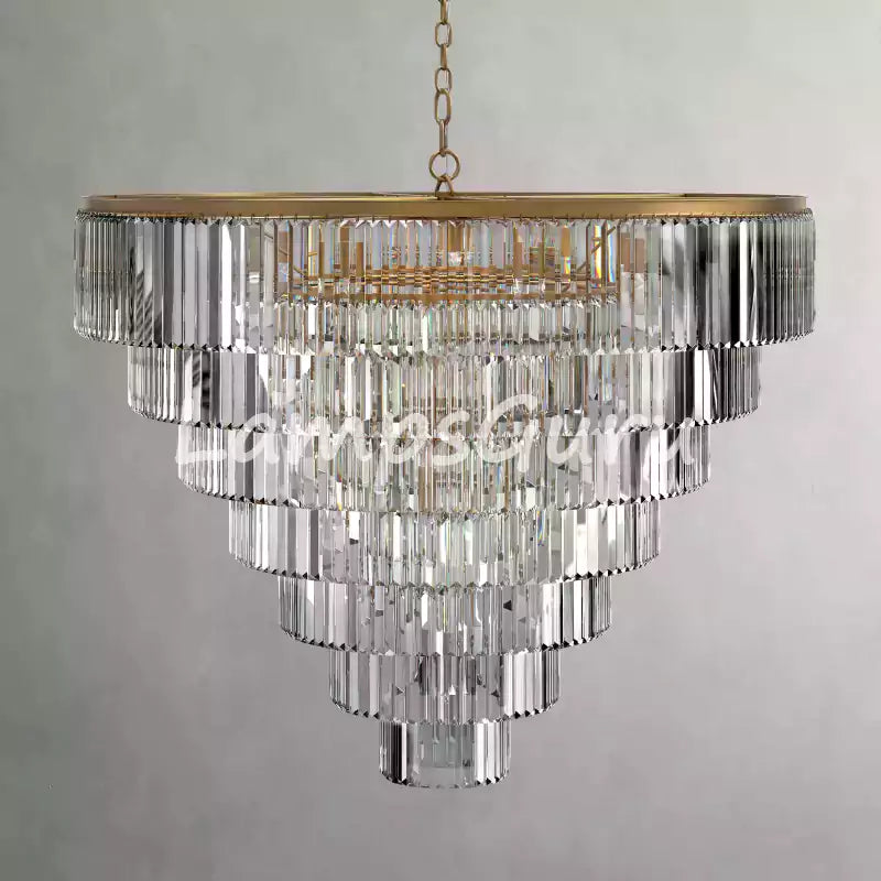 LG Leylanga Tiered Round Crystal Chandelier