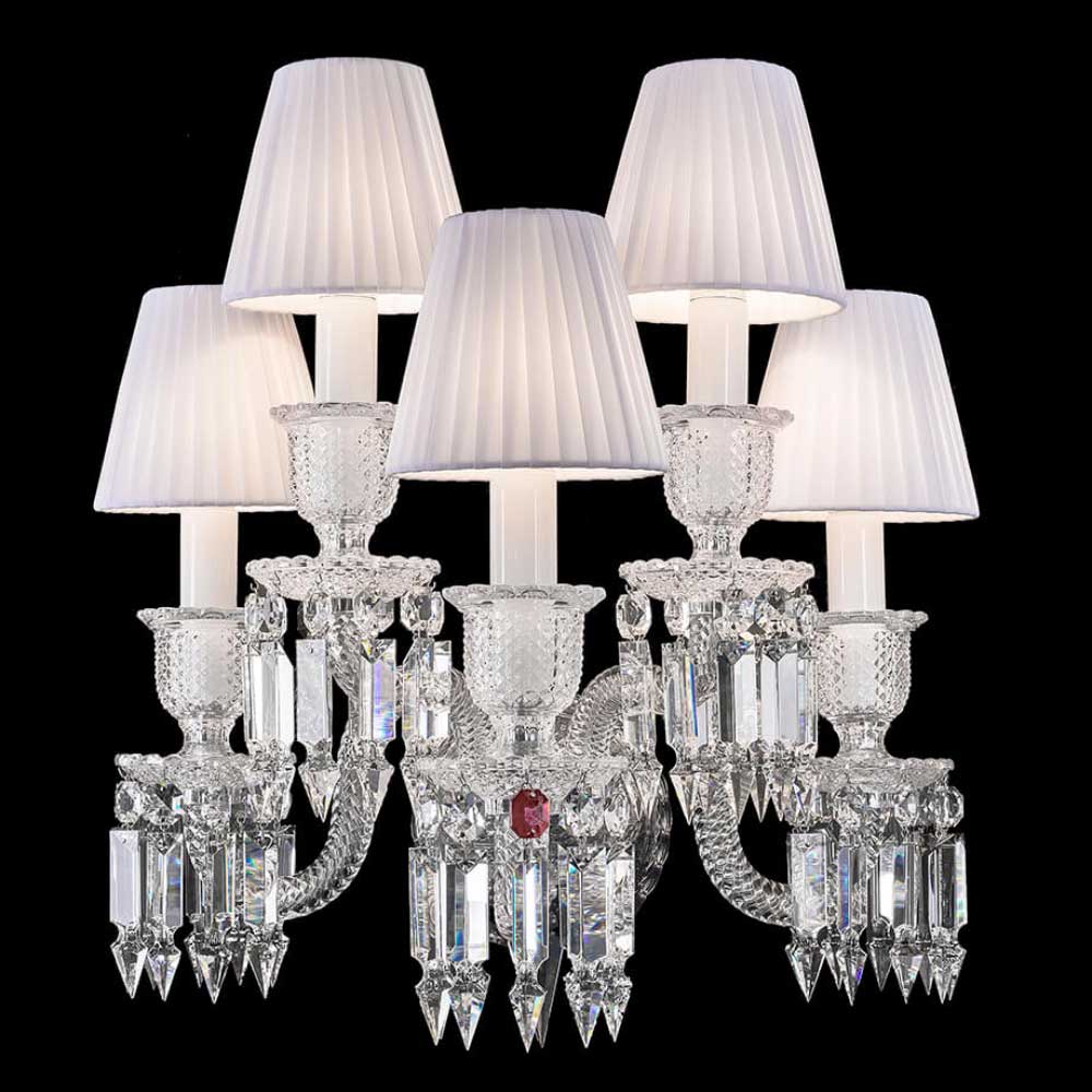 Luxury Bacara Zenith Crystal Wall Sconces