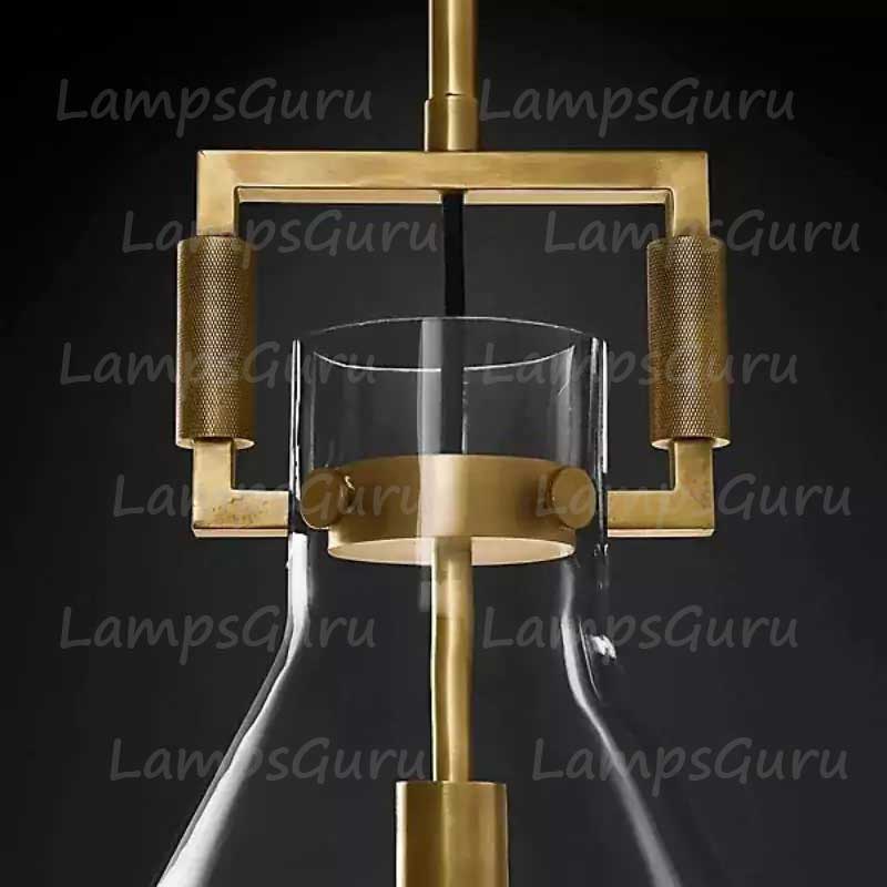 Machinista Glass Funnel Pendant Light