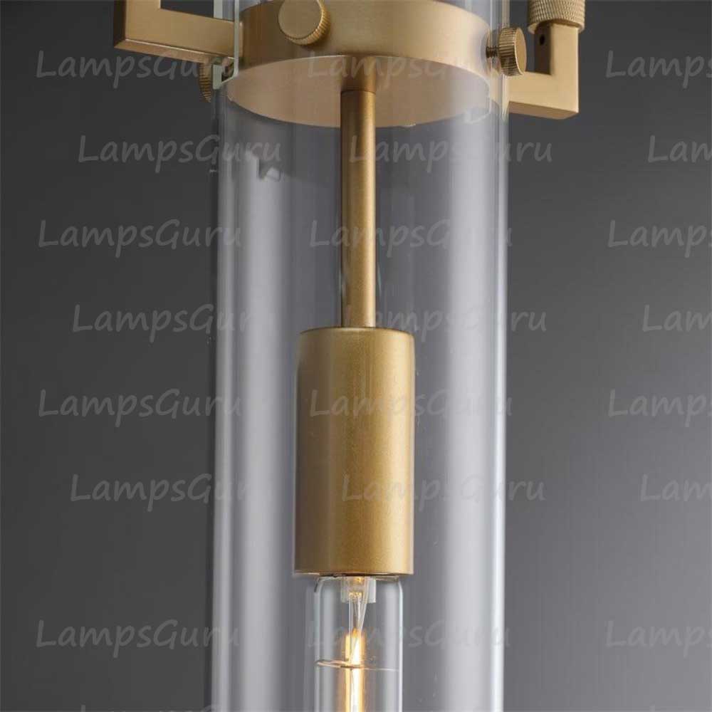 LG Machine Glass Cylinder Pendant