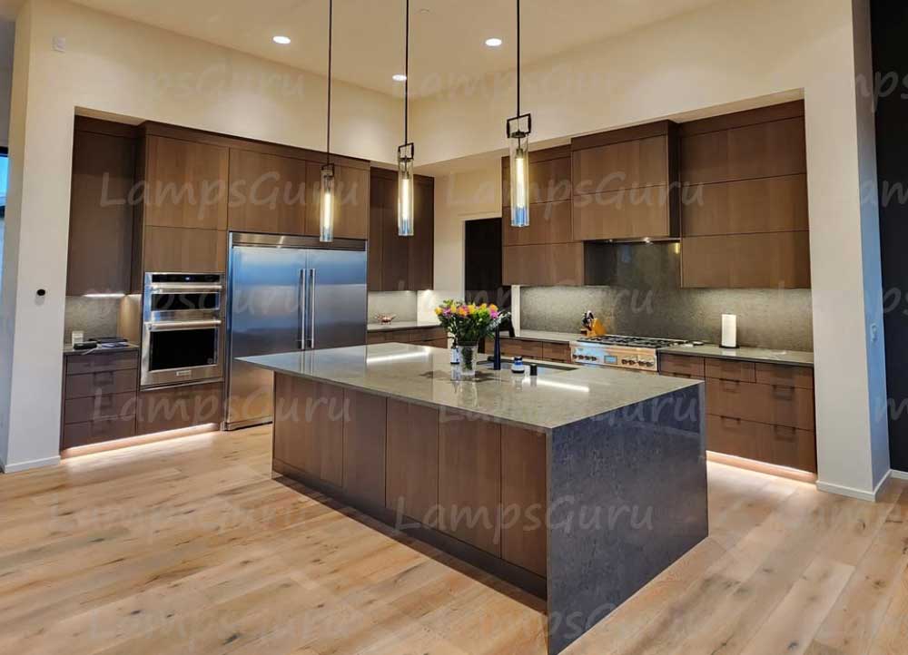LG Machine Glass Cylinder Pendant