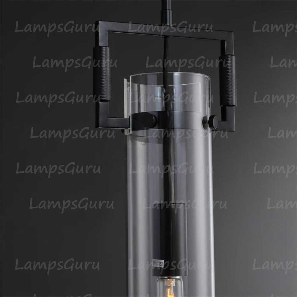 LG Machine Glass Cylinder Pendant