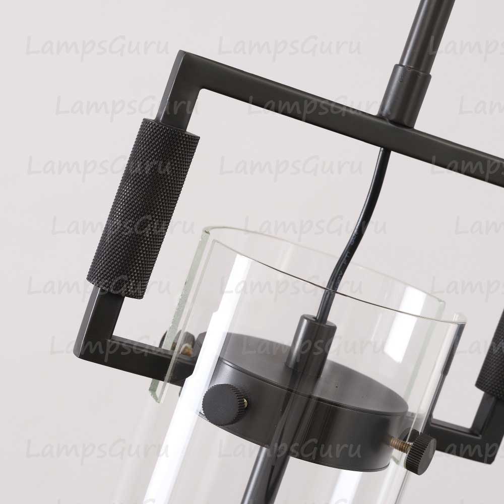 LG Machine Glass Cylinder Pendant