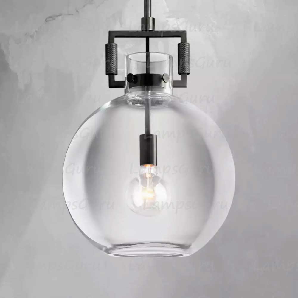 LG Machine Glass Globe Pendant