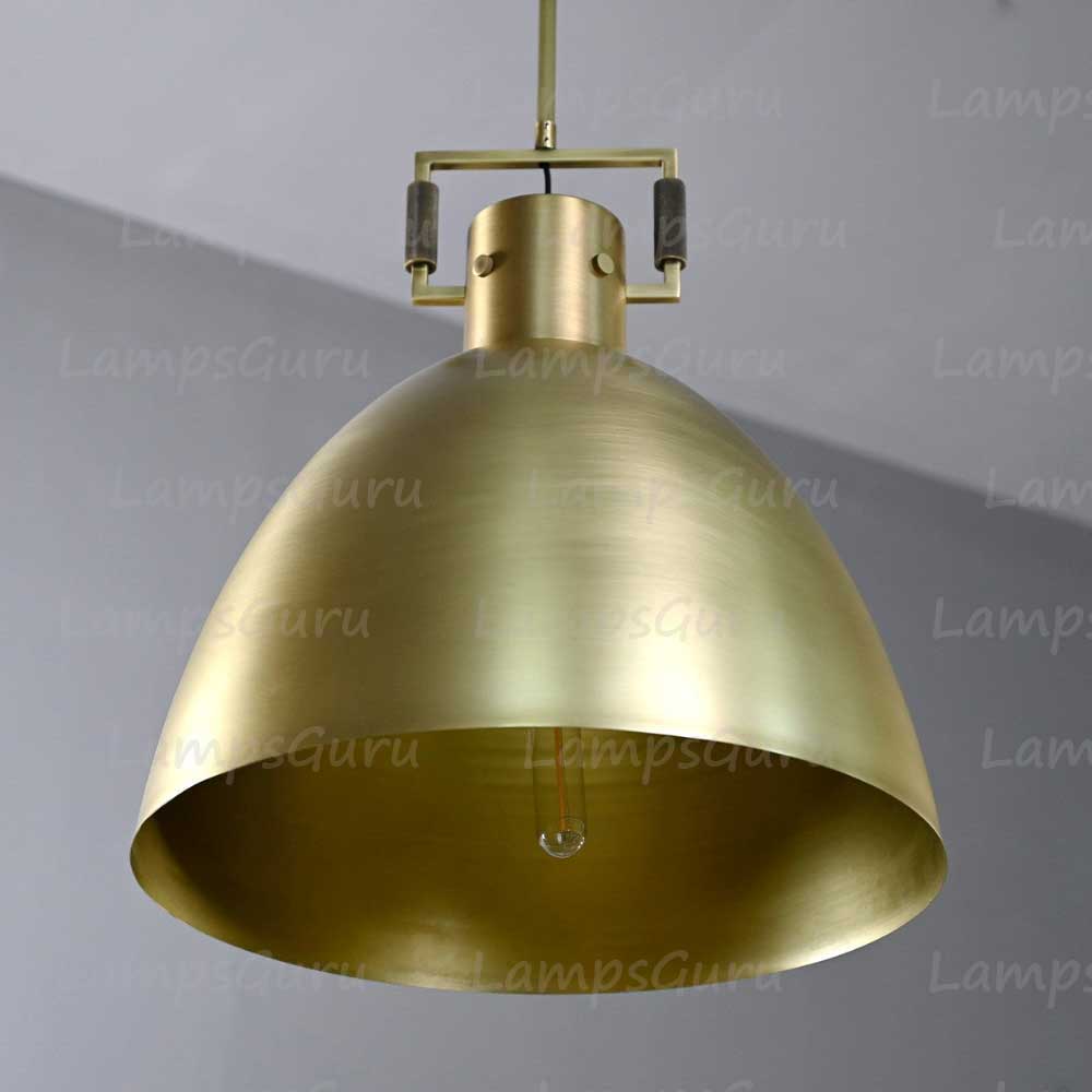 Machinista Metal Cloche Pendant Light